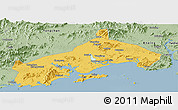 Savanna Style Panoramic Map of Yangjiang