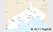 Classic Style Simple Map of Yangjiang