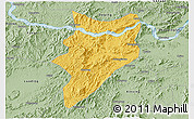 Savanna Style 3D Map of Yunfu
