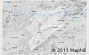 Silver Style 3D Map of Yunfu