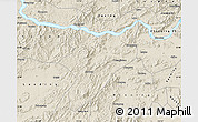 Shaded Relief Map of Yunfu