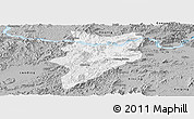 Gray Panoramic Map of Yunfu