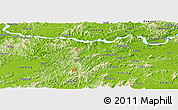 Physical Panoramic Map of Yunfu
