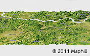 Satellite Panoramic Map of Yunfu