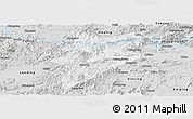 Silver Style Panoramic Map of Yunfu