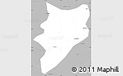 Gray Simple Map of Yunfu