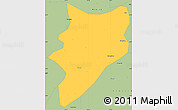 Savanna Style Simple Map of Yunfu