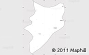 Silver Style Simple Map of Yunfu, cropped outside