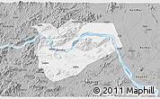 Gray 3D Map of Zhaoqing Shi