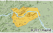 Savanna Style 3D Map of Zhaoqing Shi
