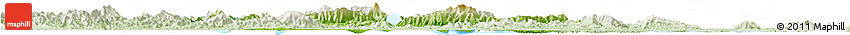 Physical Horizon Map of Zhaoqing Shi, lighten