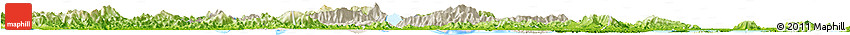 Shaded Relief Horizon Map of Zhaoqing Shi, physical outside