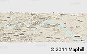 Shaded Relief Panoramic Map of Zhaoqing Shi