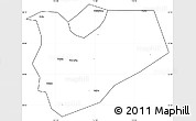 Blank Simple Map of Zhaoqing Shi, cropped outside