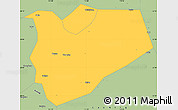 Savanna Style Simple Map of Zhaoqing Shi