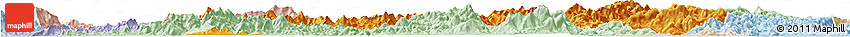 Political Horizon Map of Zijin, lighten