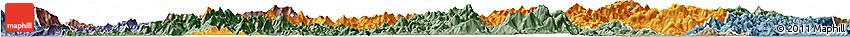 Political Horizon Map of Zijin, semi-desaturated