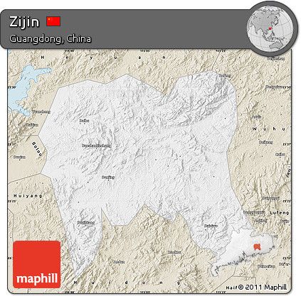 Classic Style Map of Zijin