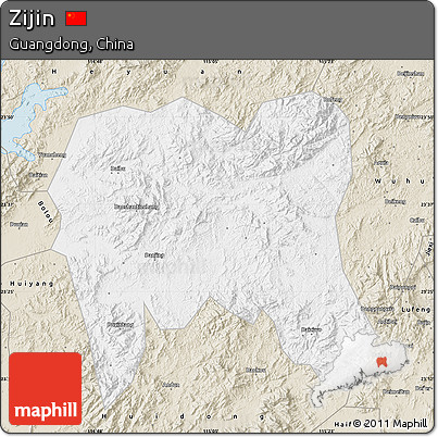 Classic Style Map of Zijin