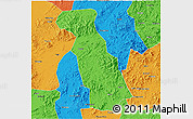 Political 3D Map of Beiliu