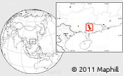 Blank Location Map of Beiliu