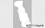 Gray Simple Map of Beiliu