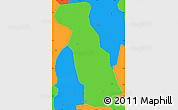 Political Simple Map of Beiliu