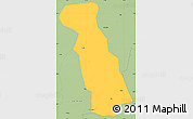 Savanna Style Simple Map of Beiliu