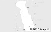 Silver Style Simple Map of Beiliu