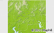 Physical 3D Map of Bobai