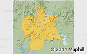 Savanna Style 3D Map of Bobai