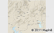 Shaded Relief 3D Map of Bobai