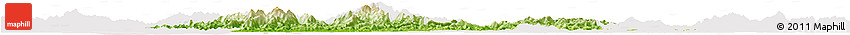 Physical Horizon Map of Bobai, cropped outside