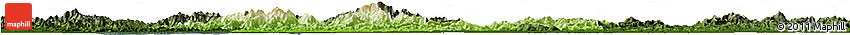 Physical Horizon Map of Bobai, darken