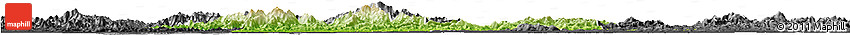Physical Horizon Map of Bobai, darken, desaturated