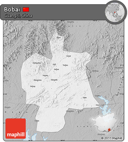 Gray Map of Bobai