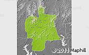 Physical Map of Bobai, desaturated