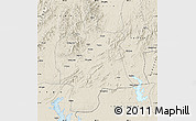 Shaded Relief Map of Bobai