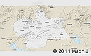 Classic Style Panoramic Map of Bobai