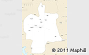 Classic Style Simple Map of Bobai