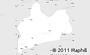 Silver Style Simple Map of Bose