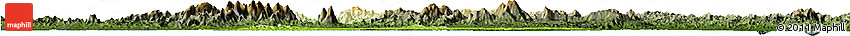 Physical Horizon Map of Cenxi, darken Physical Horizon Map of Cenxi, darken