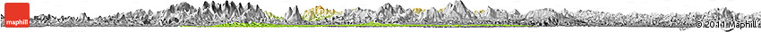 Physical Horizon Map of Cenxi, desaturated