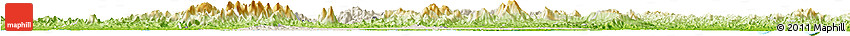 Shaded Relief Horizon Map of Cenxi, physical outside Shaded Relief Horizon Map of Cenxi, physical outside