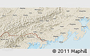 Shaded Relief 3D Map of Fangcheng