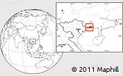 Blank Location Map of Fangcheng