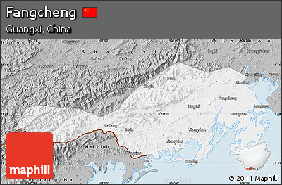 Gray Map of Fangcheng