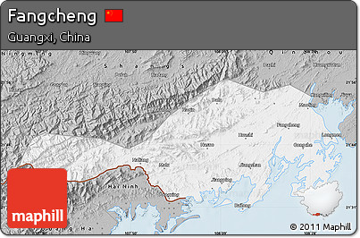 Gray Map of Fangcheng