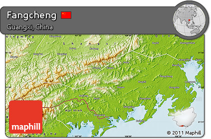 Physical Map of Fangcheng
