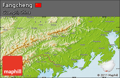 Physical Map of Fangcheng